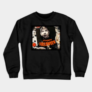 Happy Halloween Bela Lugosi Dracula Party Poster Crewneck Sweatshirt